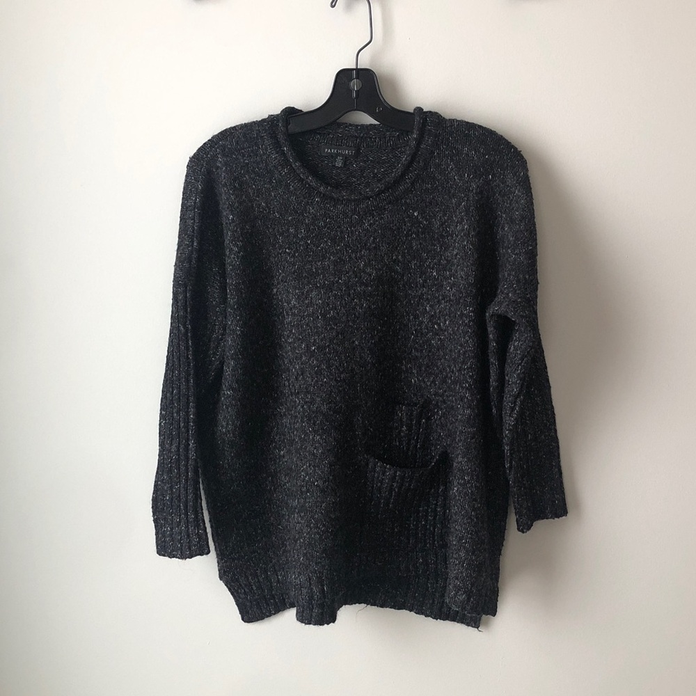 Parkhurst Women's Charcoal Cowl Neck Sweater